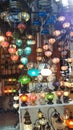 Many turkish lamps of colors