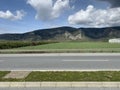 Turkish Landscape View, roadside view from bus window