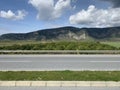 Turkish Landscape View, roadside view from bus window