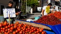 Turkish Lira continues to depreciate Royalty Free Stock Photo