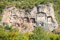 Turkish Lycian tombs - ancient necropolis