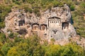 Turkish Lycian tombs - ancient necropolis