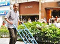 Turkish male worker with mustache