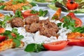 Turkish meatballs Royalty Free Stock Photo