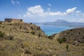 Turkish medieval fortress at Ancient Aptera in Crete