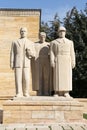Turkish Men sculpture located at the entrance of the Road of Lions in Anitkabir