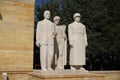 Turkish Men sculpture located at the entrance of the Road of Lions in Anitkabir, Ankara, Turkey