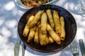 Turkish mezes appetizers Royalty Free Stock Photo