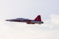 Turkish military acrobatic airplane