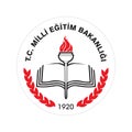 Turkish ministry of education editorial logo vector illustration