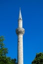 Turkish mosque high minaret
