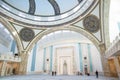 Turkish mosque interior Royalty Free Stock Photo