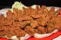 Turkish national dish chi kufte Royalty Free Stock Photo