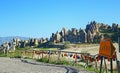 Turkish National Park picturesque scenery Cappadocia Goreme Turkey Royalty Free Stock Photo