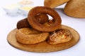 Turkish pastry simit and pogaca Royalty Free Stock Photo