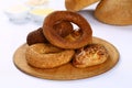 Turkish pastry simit and pogaca Royalty Free Stock Photo