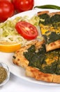 Turkish pide - spinach
