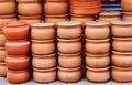 Turkish pot made of clay Royalty Free Stock Photo