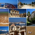 Turkish riviera - tourism collage Royalty Free Stock Photo
