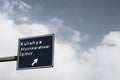 Turkish Road Signboard, Tepebasi district in Eskisehir / TURKEY