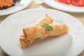 Turkish rolled borek called sigara boregi