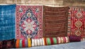 Turkish rugs in the Grand Bazaar Royalty Free Stock Photo