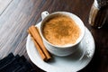 Turkish Salep or Sahlep with cinnamon sticks / Christmas Eggnog