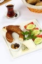 Turkish sesame bagel simit Royalty Free Stock Photo