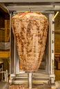 Turkish shawarma spit in the street cafe in Istambul
