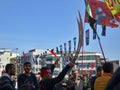 Turkish Shia men mourning day of Ashura