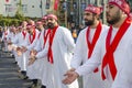 Turkish Shia men mourning day of Ashura Royalty Free Stock Photo