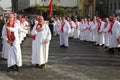 Turkish Shia men mourning day of Ashura Royalty Free Stock Photo