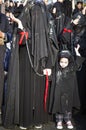 Turkish Shia women takes part in an Ashura parade Royalty Free Stock Photo