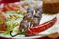 Turkish shish kebab Royalty Free Stock Photo