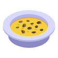 Turkish soup icon, isometric style