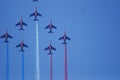 Turkish Stars, La FertÃÂ©-Alais, sky, air show, atmosphere of earth, aviation