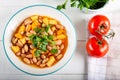 Turkish style pinto Beans. Pinto beans with Olive Oil..