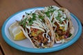 Turkish style Taco interpretation, the visual is magnificent, the taste is soaring