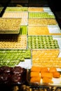 Turkish sweets in a shop