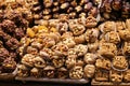 Turkish Sweets in Spice Bazaar, Istanbul, Turkey Royalty Free Stock Photo