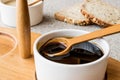 Turkish Tahin Pekmez / Tahini and Molasses Royalty Free Stock Photo