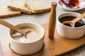 Turkish Tahin Pekmez / Tahini and Molasses with tea