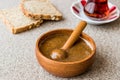 Turkish Tahin Pekmez / Tahini and Molasses with tea