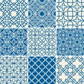 Turkish texture vector semless patterns