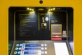 Turkish Ticket Machine in Subway Station Ready for Selling Ticket