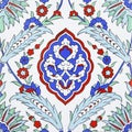 Turkish tiles Royalty Free Stock Photo