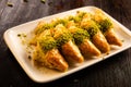 Turkish traditional dessert baklava Royalty Free Stock Photo