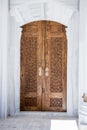 Turkish Traditional door architecture Royalty Free Stock Photo