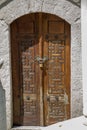 Turkish Traditional door architecture Royalty Free Stock Photo