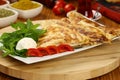 Turkish traditional Gozleme pita